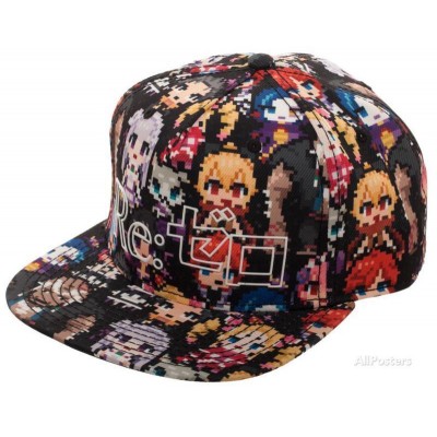 Re:Zero  Sublimated Print Snapback with HD Print Logo Hat  TwoTone 190371542336 eb-14809282